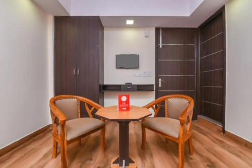 TV a/nebo společenská místnost v ubytování Hotel Marigold