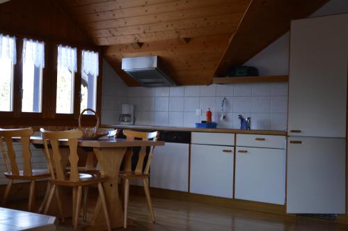 Una cocina o zona de cocina en Ferienhof Krinde