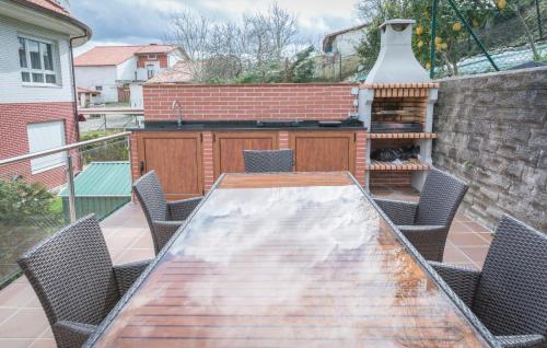 Balkón nebo terasa v ubytování Apartamento Ria de Boo, Con patio privado