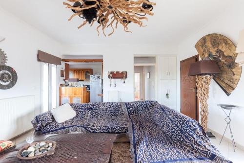 Posteľ alebo postele v izbe v ubytovaní Country Rooms near Athens - Airport