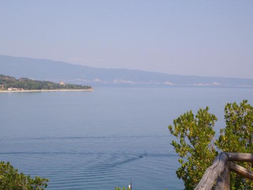 a view of a large body of water at Rooms Magnolia in Nea Vrasna