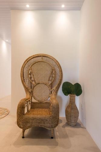 Χώρος καθιστικού στο Hostel Noronha 350