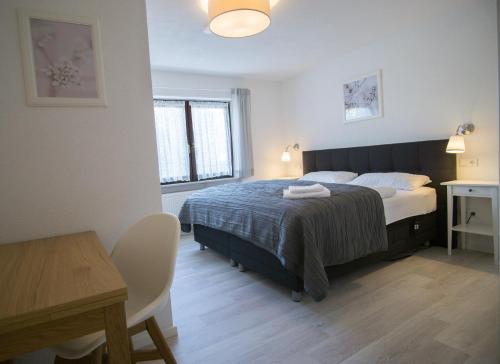 Postel nebo postele na pokoji v ubytování Ferienwohnung Charlotte