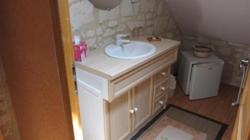 Ett badrum på Les Vallées