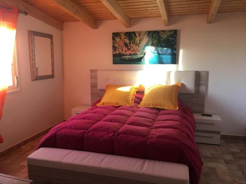 Een bed of bedden in een kamer bij La Era Casa Rural