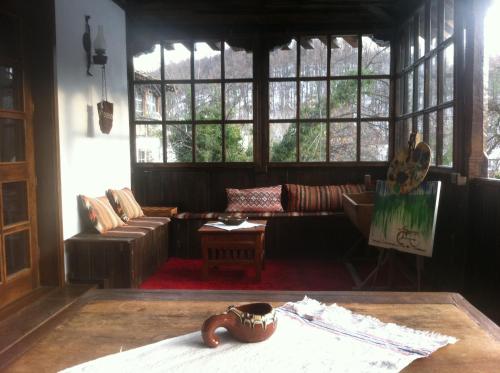 Χώρος καθιστικού στο Stefanina Guesthouse