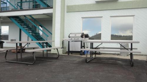 Kuchyň nebo kuchyňský kout v ubytování Alpine Motel