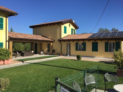 El edificio en el que está la estancia rural