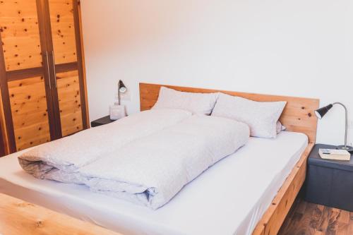 Postelja oz. postelje v sobi nastanitve Wald Chalet