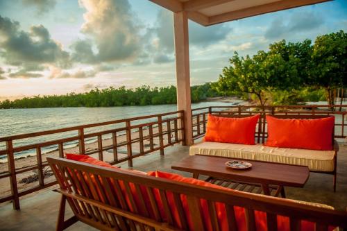 Landskap semula jadi dekat dengan resort