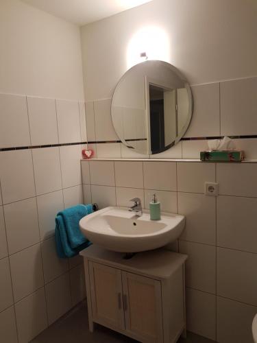 Salle de bains dans l'établissement Hof Moddenborg
