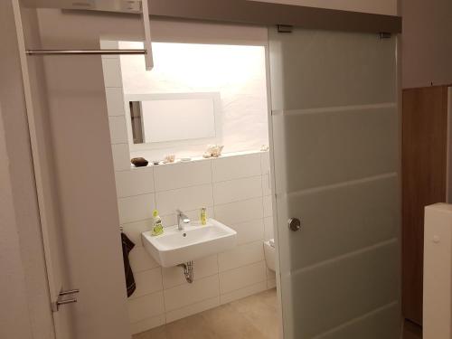 Koupelna v ubytování Inselhof Usedom