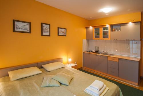 Postel nebo postele na pokoji v ubytování Apartments Raj