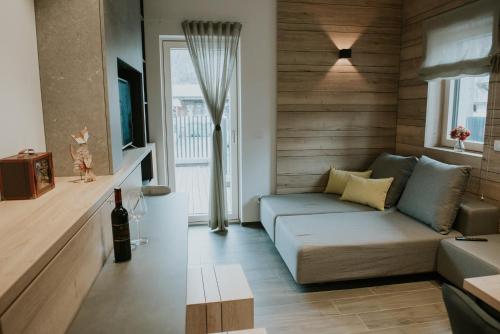 Posezení v ubytování Vila Mojca Apartments Jasna & Jelka