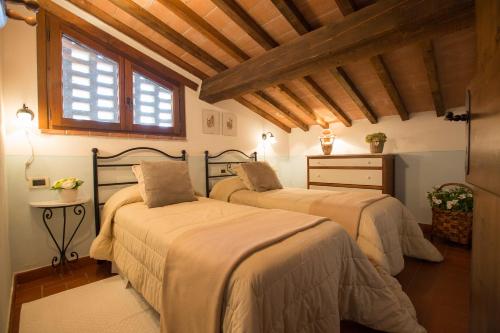 Ένα ή περισσότερα κρεβάτια σε δωμάτιο στο Agriturismo Canale