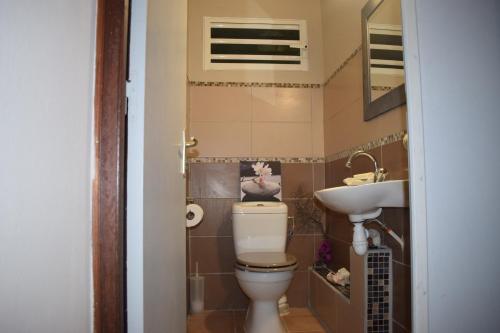 Koupelna v ubytování Zandoli