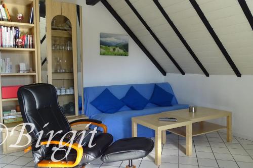 Χώρος καθιστικού στο Gästehaus Streich Refrath, Bergisch Gladbach