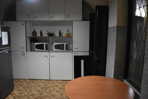 Kuchyň nebo kuchyňský kout v ubytování Landay Hostel