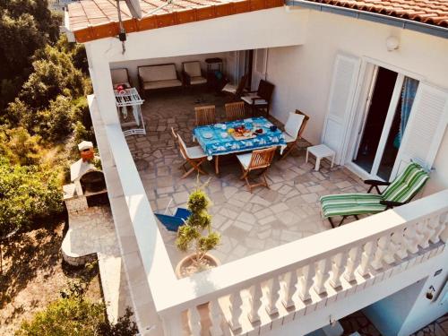 Balkón alebo terasa v ubytovaní Villa Masline