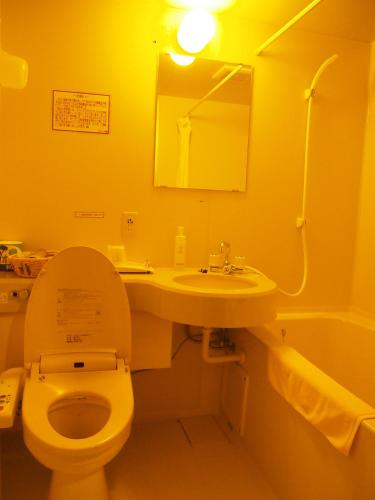 Bilik mandi di Yakushima Green Hotel