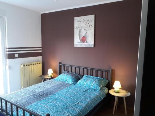Postel nebo postele na pokoji v ubytování Relax