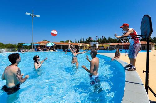 Πισίνα στο ή κοντά στο Albatross Mobile Homes on Camping Park Umag