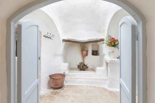 Koupelna v ubytování Trullo Amarcord