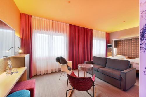 Ruang duduk di Designhotel + CongressCentrum Wienecke XI.