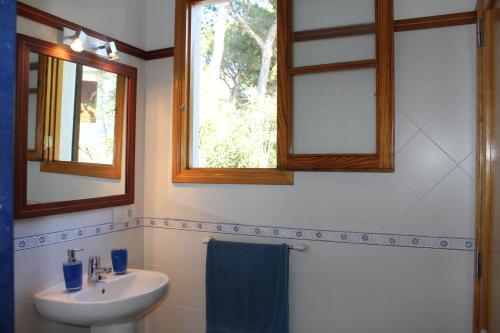 Vonios kambarys apgyvendinimo įstaigoje Villa Moll