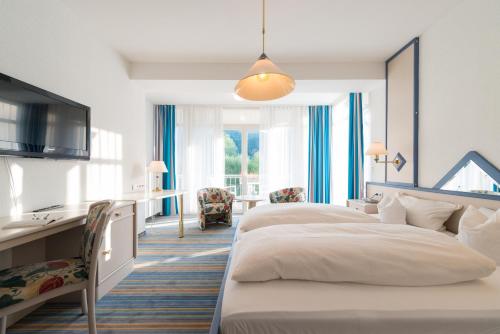 Кровать или кровати в номере Hotel Haus Appel