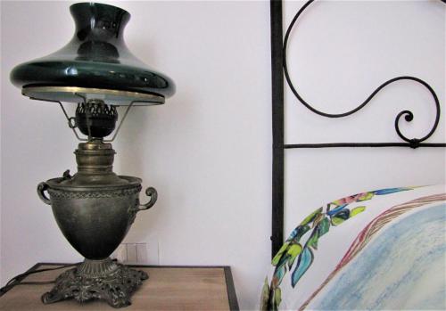 Letto o letti in una camera di Residenza storica con vista panoramica