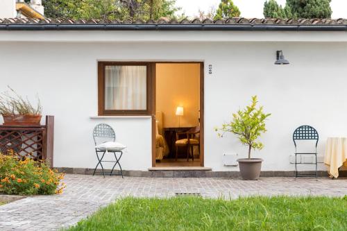 Zahrada ubytování Relais Alberti