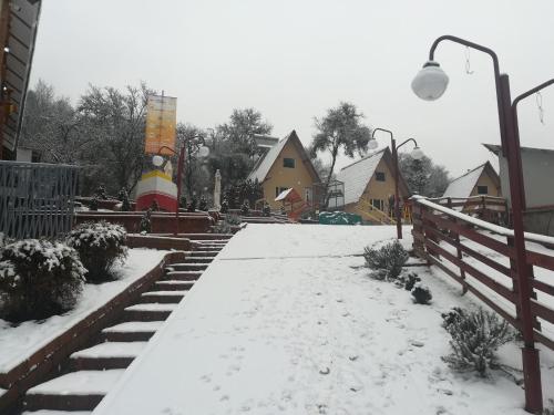 Το Etno selo Vile Jefimija, selo Preobrazenje, Vranje τον χειμώνα