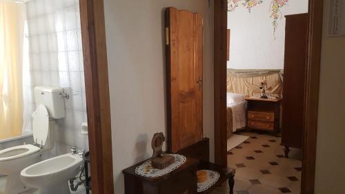 Koupelna v ubytování Alloggio in Spiaggia