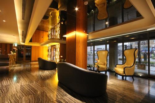 Zona de estar de Hotel Midtown Richardson - Kaohsiung Bo'ai