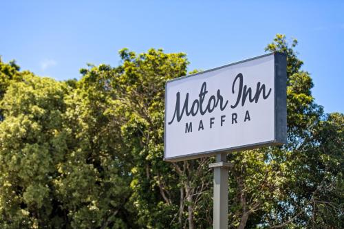 Ein Zertifikat, Auszeichnung, Logo oder anderes Dokument, das in der Unterkunft Maffra Motor Inn ausgestellt ist
