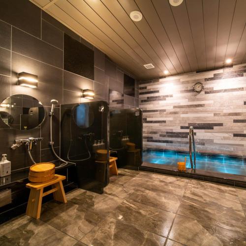 Koupelna v ubytování Super Hotel Nagano Iida Inter
