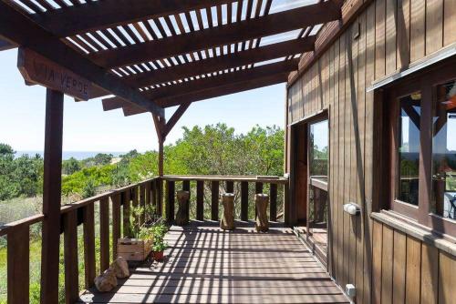Μπαλκόνι ή βεράντα στο Eco House Via Verde