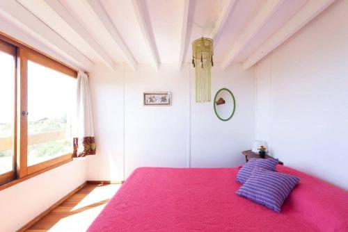 Ένα ή περισσότερα κρεβάτια σε δωμάτιο στο Eco House Via Verde