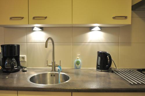 Η κουζίνα ή μικρή κουζίνα στο Vakantiehuis Vijlen
