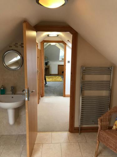 Koupelna v ubytování Mooredge B&B