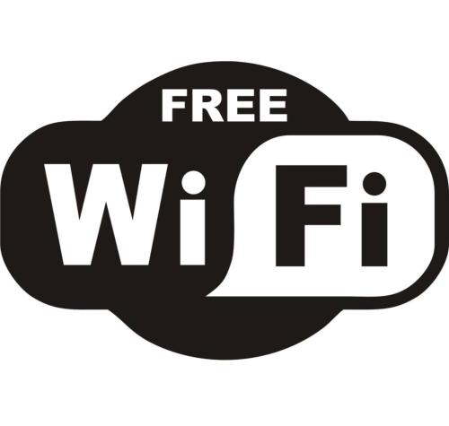 a speech bubble with free wifi and the words freewwf at Geri Apartman in Mezőkövesd