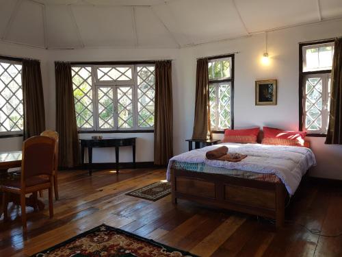 Rani Kothi Heritage Residencyにあるベッド