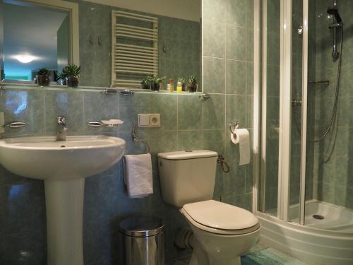 Kúpeľňa v ubytovaní Apartament Zielone Studio