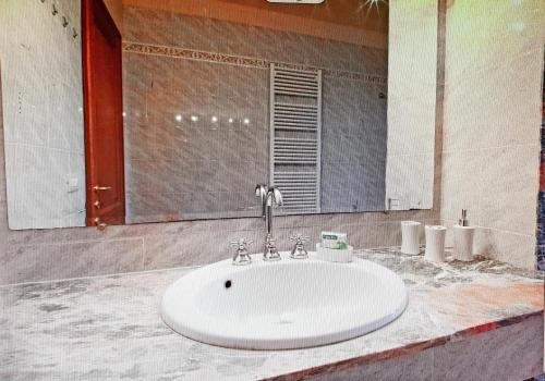 Koupelna v ubytování Borgo di Gramugnana