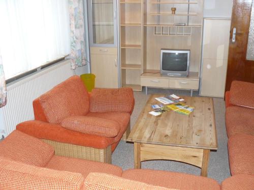 Posezení v ubytování Ferienwohnungen Markgraf