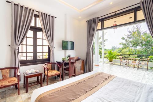 Giường trong phòng chung tại Horizon 2 villa