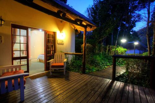 Jardín al aire libre en Hogsback Arminel Hotel