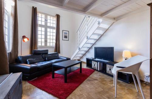 Duplex 6 personnes, ascenseur, zone pietonne, 1 bis Rue Aude