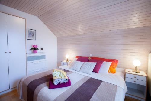 Кровать или кровати в номере Apartments Special Bled